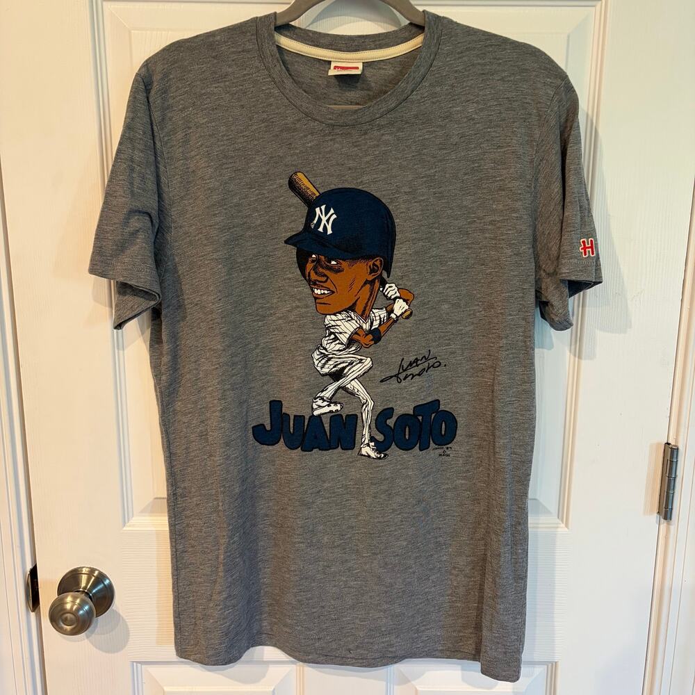 Homage New York Yankees Juan Soto Tee Gray Medium